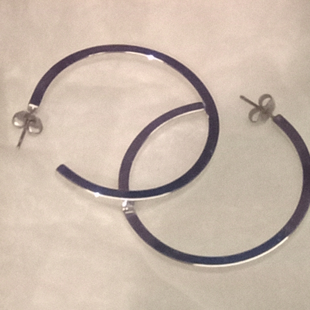 Post  Hoop Earrings Surgical Steel